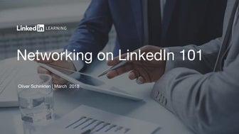 Networking on LinkedIn 101