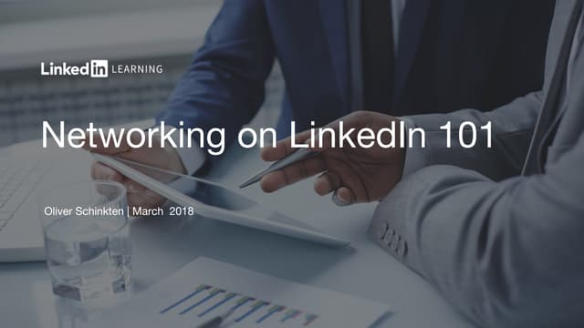 Networking on LinkedIn 101
