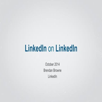 LinkedIn on LinkedIn 2.0: Accelerating Talent Acquisition | Talent Connect Sa...