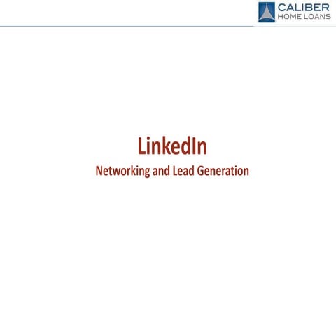 LinkedIn Overview 