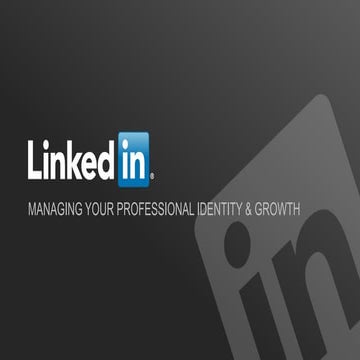 LinkedIn Overview for IPN