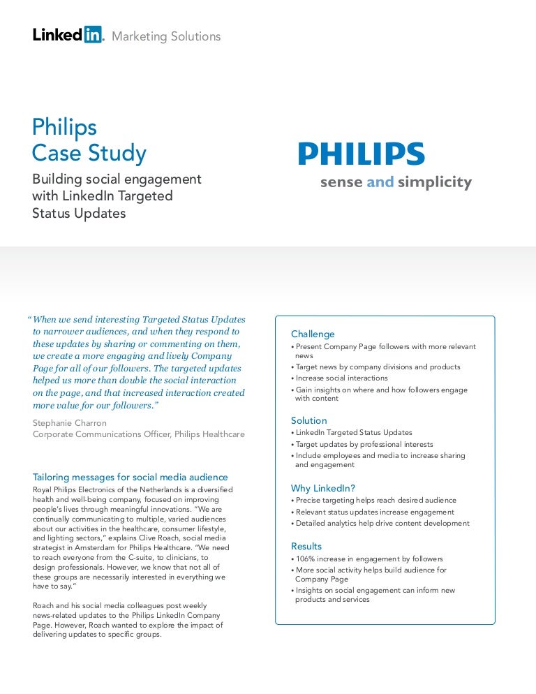 Case study on restructuring philips image