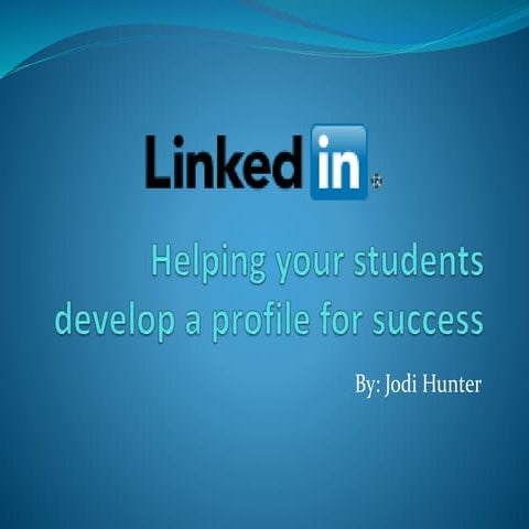 Linked in presentation