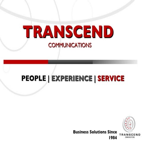 Transcend/ShoreTel Overview
