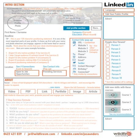 LinkedIn Profile Blueprint 2020