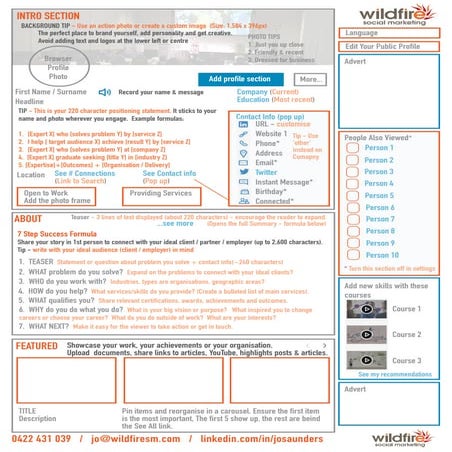 LinkedIn Profile Blueprint 2020 09