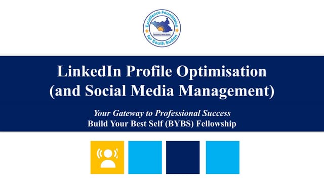 LinkedIn Profile Optimisation (and Social Media Management)