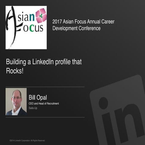 Linked in profile that rocks