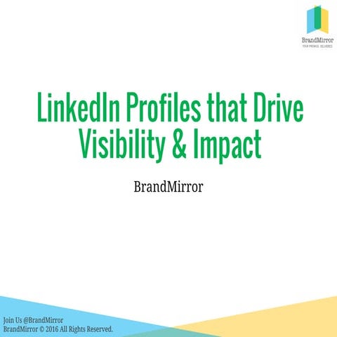 11 Best Practices Showcasing #LinkedIn Profiles