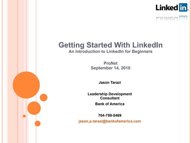 Linked In   Pro Net   09142010