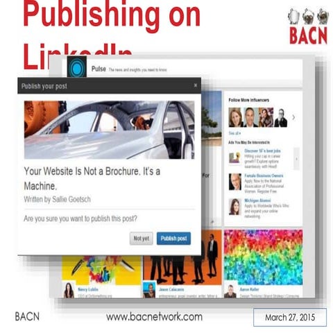 Publishing on LinkedIn