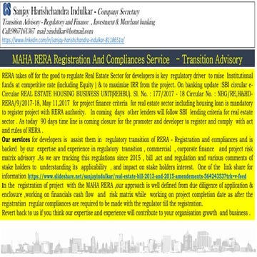 RERA  REGISTRATION 