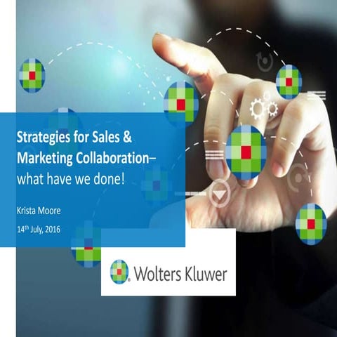 Strategies for Sales & Marketing Collaboration – what have we done!