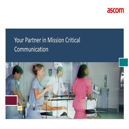 What Ascom can do for you.....