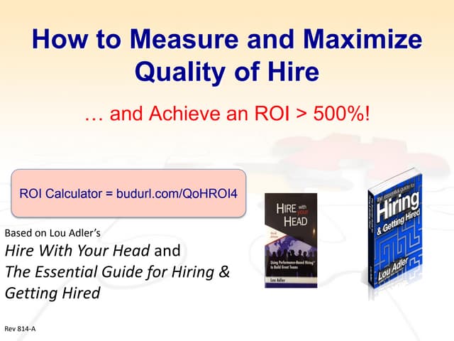 Measure Quality of Hire with Lou Ad...