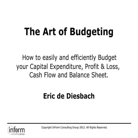 The Art of Budgeting