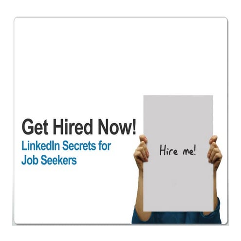 Linked in tips for job seekers & reputation