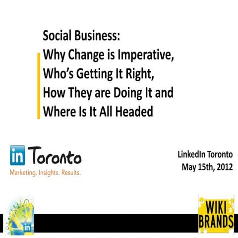 Social Business - Why Change is Imperative, Who’s Getting It Right,  How They...