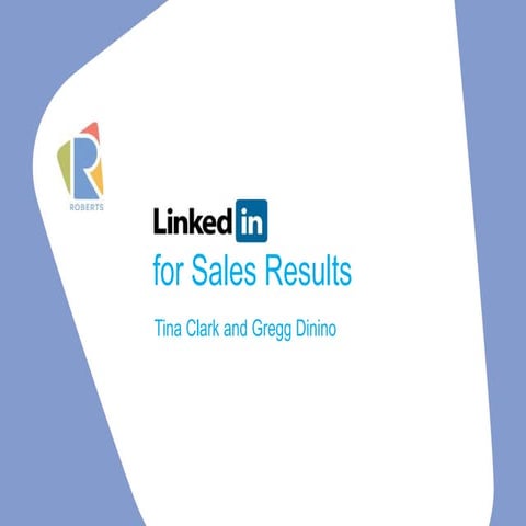 LinkedIn for Sales Results Training Deck