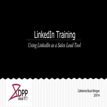 Using LinkedIn as a Sales Lead Tool