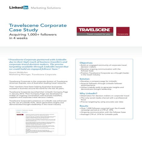 Travelscene Corporate Case Study