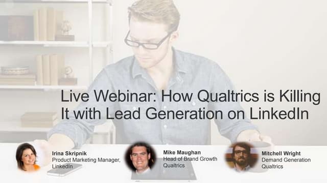 Live Webinar Killer Demand Gen Strategies Qualtrics Ppt Live Webinar Killer Demand Gen Strategies Qualtrics Ppt