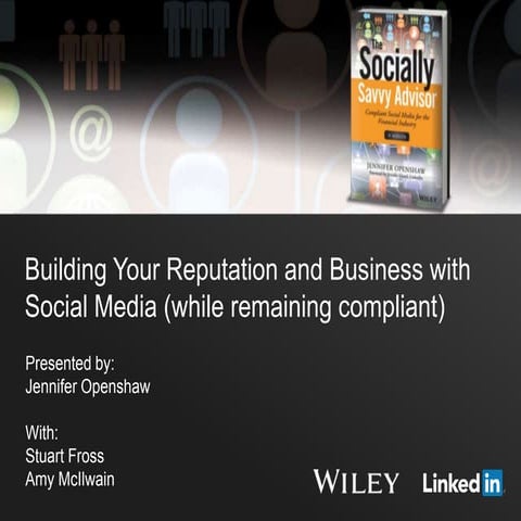 Webinar: How to Become Socially Savvy While Remaining Compliant 