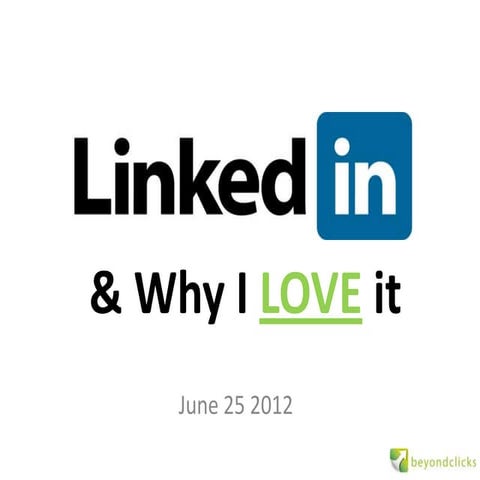 Linkedin & why I love it
