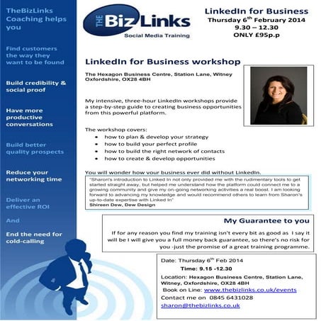 Linkedin workshop 6th feb witney