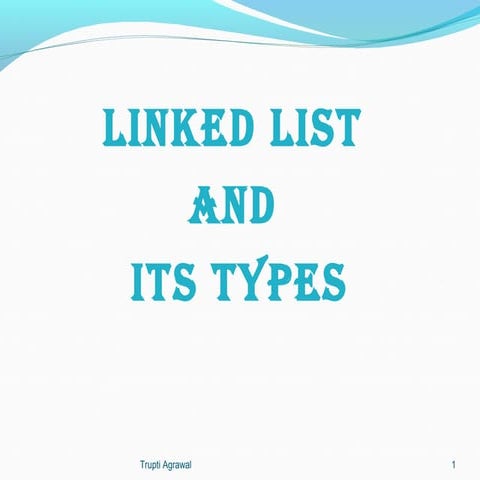 Linked list | PPT