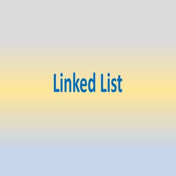 Linkedlist in C lanuguage explained in detail