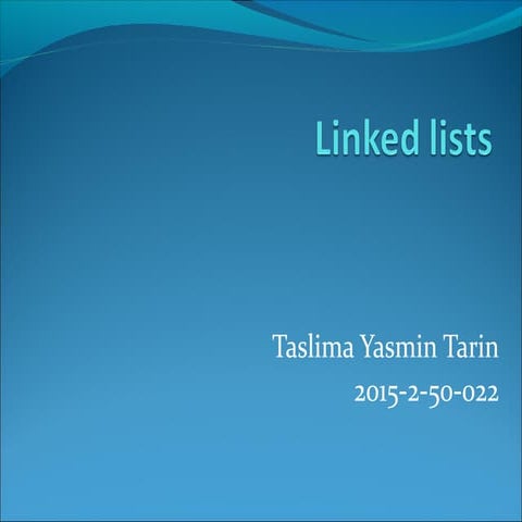 Linkedlist | PPT