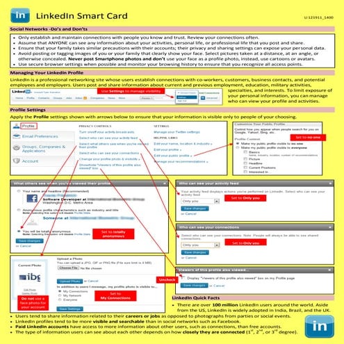 Linkedln smart card