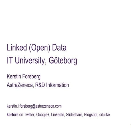 Linked open data it univ 22 nov 2012