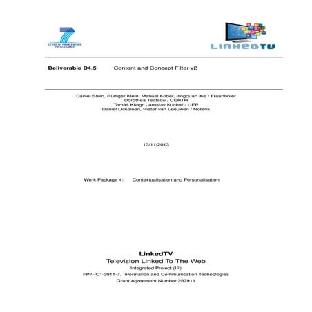 Content and concept filter