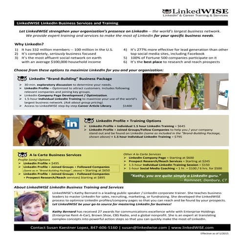 Linked wise business packages skl