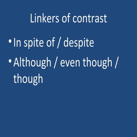 Linkers of contrast
