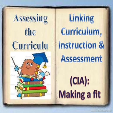 Linking curriculum, instruction & assessment