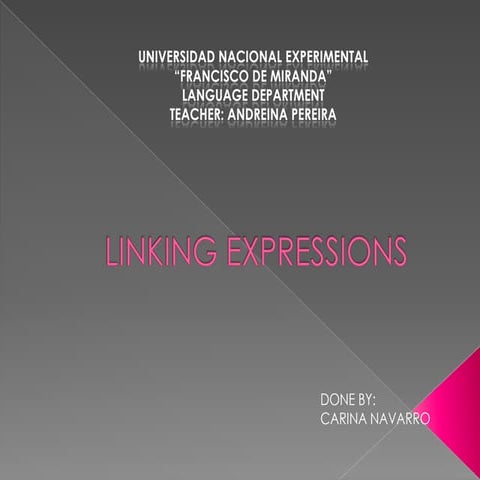 Linking expressions
