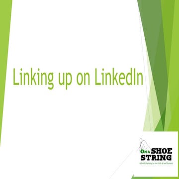 Linking up on LinkedIn