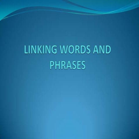Linking Words