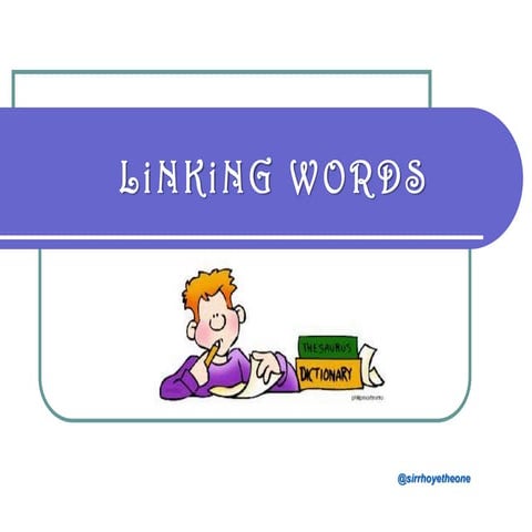 Linking Words (8th Grade)