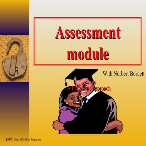 notes on medical education assessment