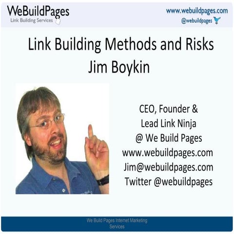 Link Building - Methods, Risks, and Results