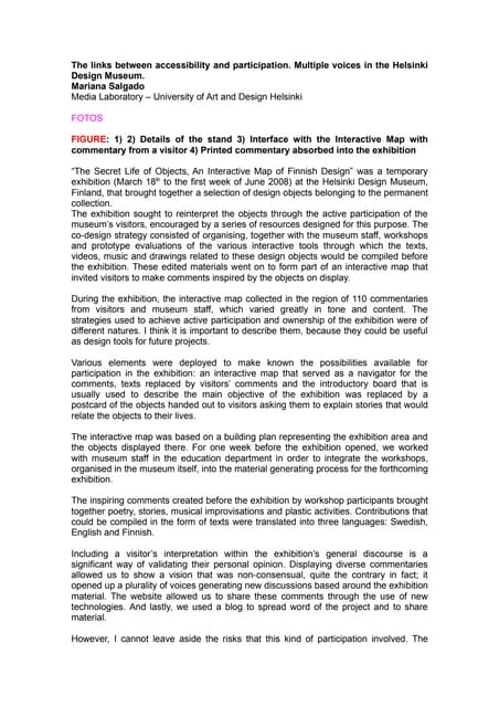 Links between accesibility and participation