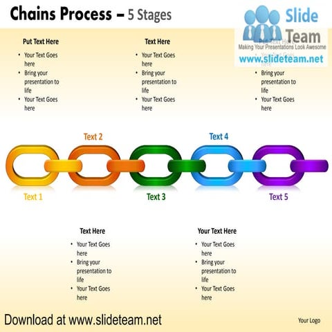 Chains process 7 stages powerpoint slides ppt templates | PDF