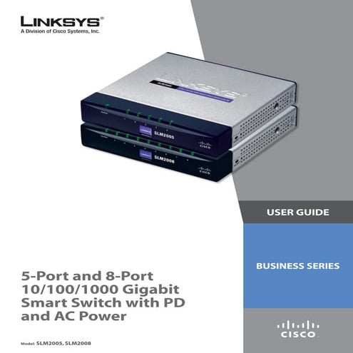 Manual Linksys SLM2008 
