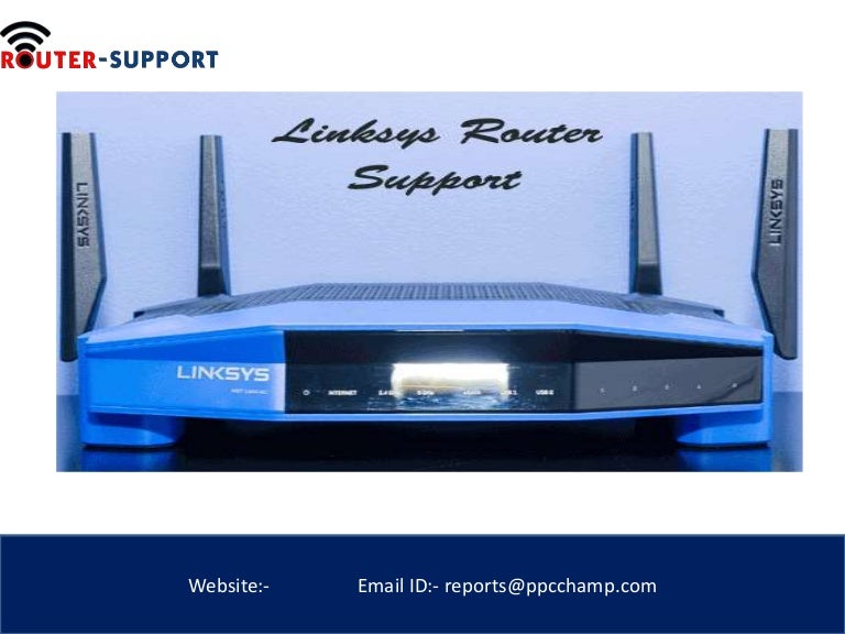 Linksys router support