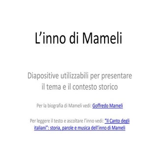L inno di Mameli