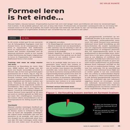 Formeel leren is het einde!
